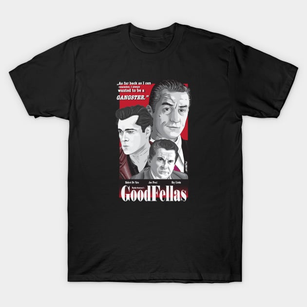 Goodfellas fanart poster T-Shirt by Nonesz Workshop